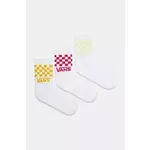 Čarape Vans 3-pack za žene, boja: bijela, VN000GMUC9L1