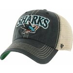 San Jose Sharks Hokejska kapa s vizorom NHL '47 Tuscaloosa Clean Up Vintage Black
