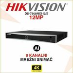 HIKVISION 8 KANALNI ACUSENSE MREŽNI VIDEO SNIMAČ DS-7608NXI-I2-S