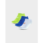 Boys' Casual Ankle Socks (3Pack) 4F - Multicolor bijela