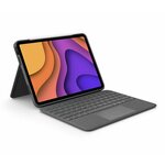 Logitech tipkovnica Folio Touch, siva