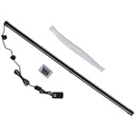 vidaXL LED svjetiljka s mjehurićima za akvarij RGB 107 cm