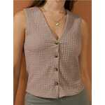 Sinsay - Prsluk boja kave SS 2025 715DO-84X