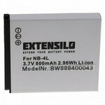 Baterija NB-4L za Canon IXUS 30 / 40 / 50 / 55, 800 mAh