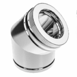 INOX DIMOVODNO KOLJENO 200 - 45