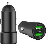 IWH USB adapter 12/24 volta 3400 mA Opteretivost struje, maks.=3.4 A