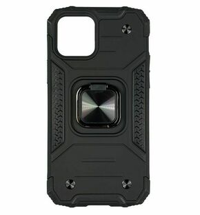 MaxMobile maskica za iPhone 15 Pro ANTI-SHOCK WITH RING: crna