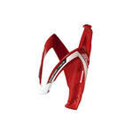 NOSAČ BIDONA ELITE CUSTOM RACE ELASTOMER RUBBER RED-WHITE