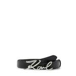 Karl Lagerfeld Remen crna / srebro 23336016