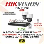 HIKVISION 4MP IP POE SET SA 2 PT AUTO TRACKING KAMERE HIK-IP-PT2