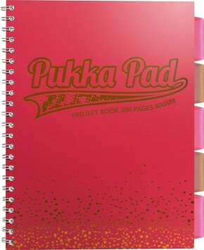 Spiralna bilježnica Pukka Pad Project Book Blush