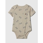 GAP Baby bodysuit with logo - Boys kremasta