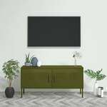 TV ormarić maslinasti 105 x 35 x 50 cm čelični