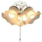 CasaFan 3 WE 3 TULPEN svjetiljka za stropni ventilator staklo (mat)
