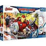 Osvetnici SuperMaxi dvostrana 3u1 puzzle 24kom