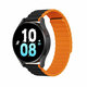 DuxDucis® Magnetni Remen za Samsung Galaxy Watch 3 45mm/S3/Huawei Watch Ultimate/GT3 SE 46mm (22mm) - (LD Version) Crno narančasti