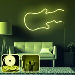 Opviq Dekorativna zidna led rasvjeta Guitar - Medium - Yellow