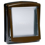 PetSafe dvosmjerna vrata za kućne ljubimce 730 mala 17,8x15,2 cm smeđa