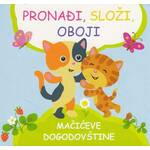 Knjiga s puzzlama: Pronađi, složi, oboji - Mačićeve dogodovštine