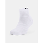 Under Armour Socks Core QTR 3PK-WHT - unisex bijela