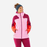 Skijaška jakna 500 Sport ženska boja fuksije ružičasta