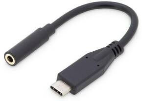 Digitus audio adapterski kabel [1x muški konektor USB-C® - 1x priključna doza za 3