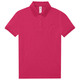 Majica kratki rukavi B&amp;C MyPolo180 Women 180g roza L