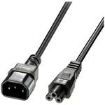 LINDY IEC - Djetelina Kabel za napajanje Crno 1m 30340