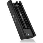Eksterno kućište ICY BOX IB-180MC-C31, M.2 NVMe SSD 42/60/80mm, USB-C 3.2, Aluminijsko kućište, crno
