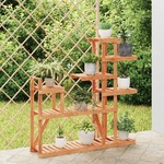 vidaXL Stalak za cvijeće 110 x 25 x 111 cm od masivne jelovine