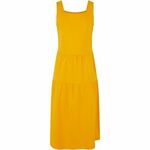 Girls' 7/8 Length Valance Summer Dress - yellow narančasta
