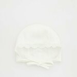 Reserved - BABIES` CAP - krem krem 100% PAMUK 501DW-01X