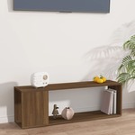 TV ormarić boja smeđeg hrasta 100x24x32 cm konstruirano drvo