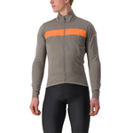 JAKNA CASTELLI RADDOPPIA 3 NICKEL GRAY/RED ORANGE
