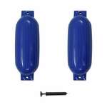 vidaXL Bokobrani za brod 2 kom plavi 69 x 21,5 cm PVC