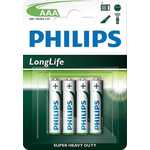 Philips baterija AAA Longlife Blister, 4 komada (R03)