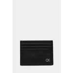 Kožni remen i etui za kartice Calvin Klein boja: crna, K50K512541