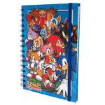 PYRAMID SONIC THE HEDGEHOG (GREEN HILL ZONE GANG) A5 WIRO NOTEBOOK