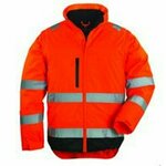 2U1 signalizirajuća zaštitna Hi-viz jakna extra HI-WAY - L,Narančasta