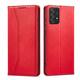 Magnet Fancy Case za Samsung Galaxy A52 4G/A52 5G/A52s 5G torbica novčanik držač kartice stalak crvena