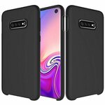 Silicon maskica za Samsung Galaxy S10: crna