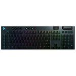 Logitech G915 Lightspeed RGB bežični/žični mehanička tipkovnica, USB, braun/crna