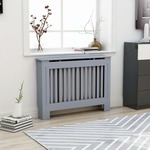 vidaXL Pokrov za radijator antracit 112 x 19 x 81 cm MDF