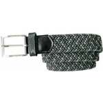Alberto Gürtel Multicolor Braided Belt Grey/Green/Black 90
