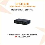 HDMI RAZDJELNIK 1NA4 HDMI-SPLITTER-4-4K