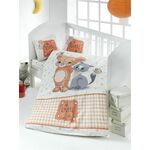 Colourful Cotton Komplet posteljine za bebe od ranforcea Mause and Cat