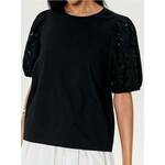 Sinsay - Bluza puf-rukava crno SS 2025 995CG-99X