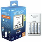 Panasonic Advanced BQ-CC17 + 4x eneloop AA punjač okruglih stanica nikalj-metal-hidridni micro (AAA), mignon (AA)