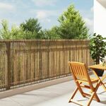 vidaXL Ograđivanje panela Smeđa Bambus 500 x 125 cm Izdržljivo
