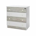 LORELLI DRESSER NEW Dječja Komoda White/Artwood New